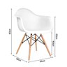 Escrivaninha Home Office Estilo Industrial Branca 137X53Cm Ferro Branco Com 1 Poltrona Branca - 2