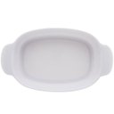 Ver imagem 2 de Kit 2 Travessas de Melamina Brancas 23cm Milão Lyor com Alças Laterais para Servir