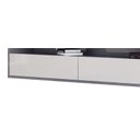 Ver imagem 3 de Rack Suspenso para TV Life 1.36 Off White com Cinza - MóveisAqui