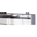 Ver imagem 4 de Rack Suspenso para TV Life 1.36 Off White com Cinza - MóveisAqui