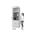 Ver imagem 3 de Módulo Cozinha Henn Americana Paneleiro 2 Portas e 2 Gavetas (2 Fornos) Branco