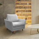 Ver imagem 7 de Poltrona Decorativa Pes Palito 2519 Linho 12053 Graz