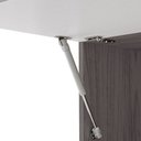 Ver imagem 4 de Armário de Cozinha 3 Peças Balcão sem Tampo 120cm Lina02 K02 Gris/Freijó - Mpozenato