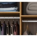 Ver imagem 5 de Guarda-Roupa Casal 6 Portas com Pés Atrice Amendola Grafito Demartez