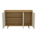 Ver imagem 2 de Aparador Buffet Quartzo Cinamomo/off-white - Bechara