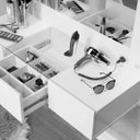 Ver imagem 3 de Penteadeira Camarim Suspensa Led 3 Gavetas Branco Sofia - Ofertamo