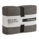 Ver imagem 1 de Jogo Toalhas Banho Altenburg 5p Line Grafite