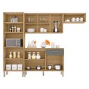 Ver imagem 3 de Kit Cozinha Ambiente Versalhes 4 Peças Freijó Gris - Kits Paraná