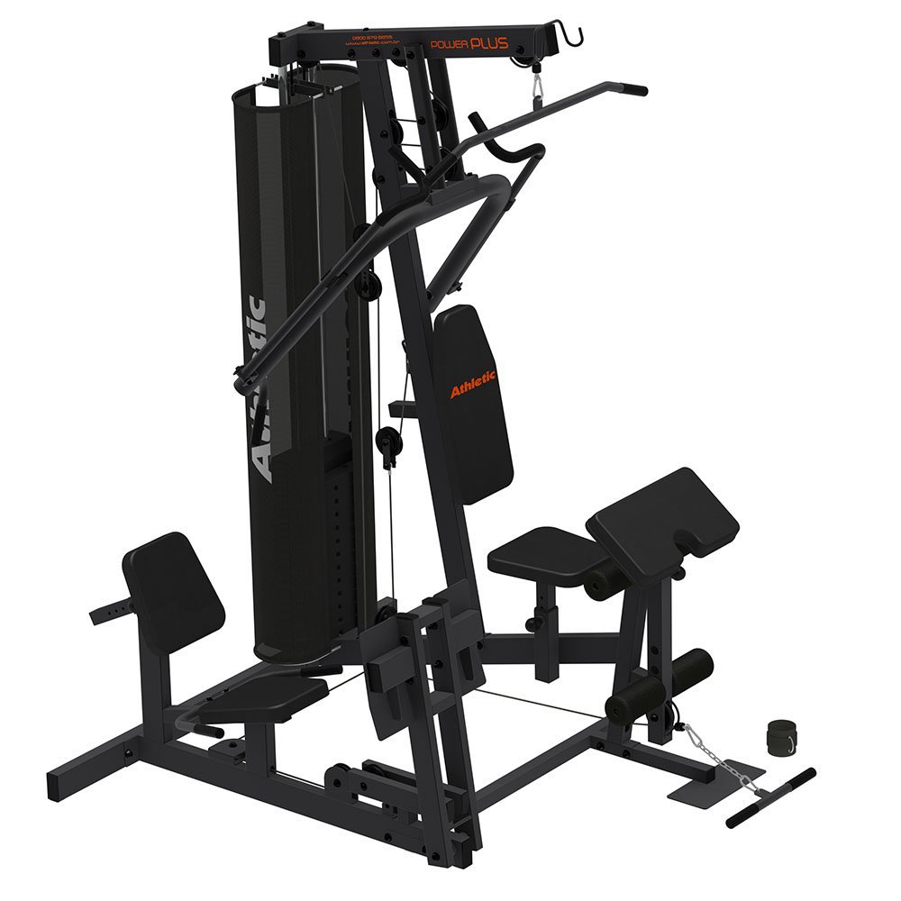 Estação De Musculação Athletic Power Plus com 65kg de Peso - 1