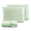 Ver imagem 2 de Kit Jogo de Cama Lençol Lese Casal 2 Peças com 4 Un. Cores 2 - 100% Algodão