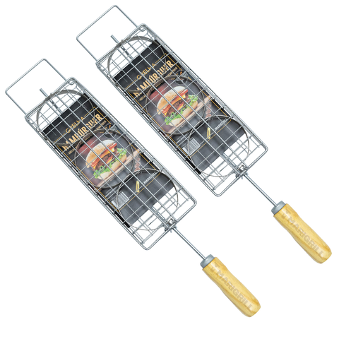 2 Grelha Multiuso Hambúrguer Artesanal Peixe Frango Marivent