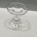 Ver imagem 3 de Castiçal Decorativo de Vidro Transparente 11x8x8cm Porta Vela Mesa Jantar Sala