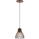 Ver imagem 1 de Lustre Luminária Pendente de Madeira Mdf Tiffany E27 Dital Iluminação Decorativa