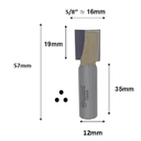 Ver imagem 2 de Fresa Fundo Plano H12 / Corte 15,88 / Ct01061008