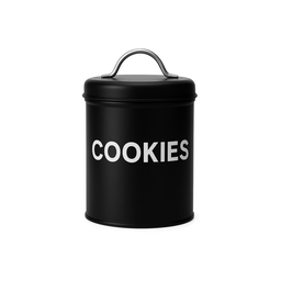 Pote Lata de Mantimentos Industrial Cookies - Linha Dom:preto - 2