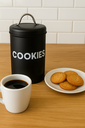 Ver imagem 1 de Pote Lata de Mantimentos Industrial Cookies - Linha Dom:preto