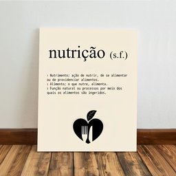 Kit 3 Quadro Decorativo Nutrição Consultório Nutricionista 28x20cm - 6