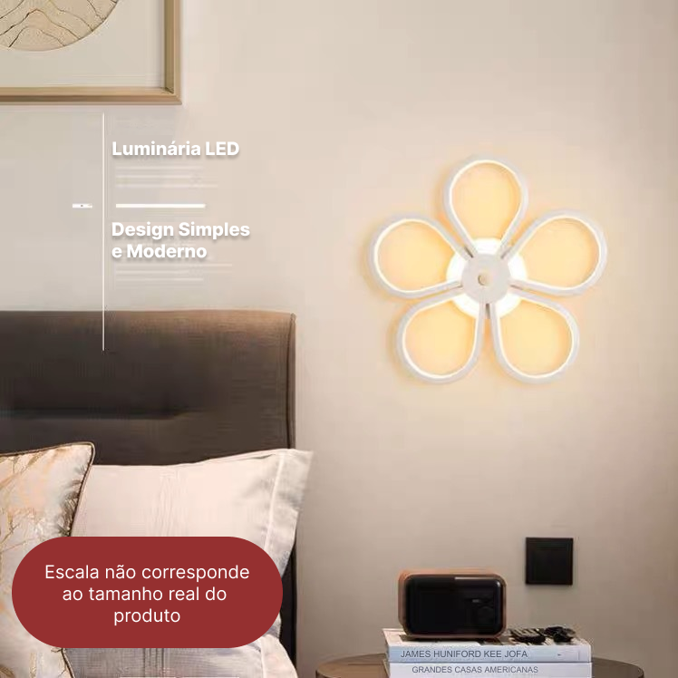 Luminária de Teto Plafon Led Moderna Lustre para Corredor Sala Quarto Alta Qualidade - 2