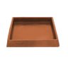 Suporte Prato Vaso 24x24 Interno 20 Quadrado Polietileno BGPLASTICOS V12 TERRACOTA 016 - 15