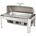 Ver imagem 2 de Rechaud Chafing Dish Retangular Basculante 9 Litros Brasinox