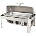 Ver imagem 5 de Rechaud Chafing Dish Retangular Basculante 9 Litros Brasinox