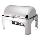 Ver imagem 6 de Rechaud Chafing Dish Retangular Basculante 9 Litros Brasinox