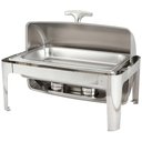 Ver imagem 4 de Rechaud Chafing Dish Retangular Basculante 9 Litros Brasinox