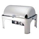 Ver imagem 3 de Rechaud Chafing Dish Retangular Basculante 9 Litros Brasinox
