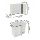Ver imagem 4 de Kit Canto Madesa Smart 2 Portas E Nicho