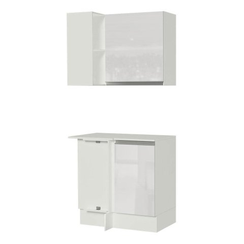 Kit Canto Madesa Smart 2 Portas E Nicho