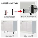 Ver imagem 3 de Kit Canto Madesa Smart 2 Portas E Nicho