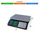 Ver imagem 4 de Balança com Teclado Metálico Us 31/2 31kg Bateria Pop-z Mira Pro Bivolt - Urano 22.31.100.0721