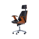 Ver imagem 3 de Cadeira para Escritório Presidente Office Lisboa Rivatti Móveis Preto Preto