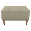 Ver imagem 4 de Puff Decorativa para Sala Piva 62x52 Cm Veludo Light Bege Milani Store