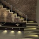 Ver imagem 6 de Kit 12 Embutido Led 3w Balizador Parede Quadrado Bco Quente - Branco - Preto
