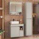Ver imagem 1 de Conjunto Banheiro Modulado 88 cm com 3 Peças Gabinete Suspenso com Cuba Bahamas Yescasa Arenas