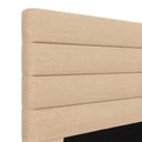 Ver imagem 3 de Cabeceira Cama Box Casal Queen 160cm Rubi W01 Linho Bege Escuro - Mpozenato