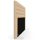 Ver imagem 6 de Cabeceira Cama Box Casal Queen 160cm Rubi W01 Linho Bege Escuro - Mpozenato
