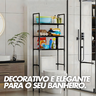 Prateleira Organizador Banheiro 3 Níveis Otimiza Espaço - 5
