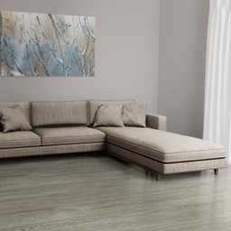 Piso Vinílico em Manta Texturizado com Brilho, Antiderrapante, Pvc, 0,70mm 4m² Turim - 2