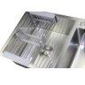 Cuba Gourmet Quadrada Dupla Aço Inox 304 Cozinha com Acessórios - 4