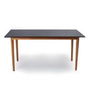 Ver imagem 2 de Mesa de Jantar 8 Lugares Retangular 160x90 em Madeira em MDF Liz Preta