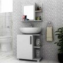 Ver imagem 1 de Gabinete Pia Coluna Luxo 1 Porta e Prateleira Lateral Ecoplan Gb-2 - Ecoplanejados