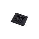 Ver imagem 1 de Caixa de Tomada Embutir Mesa 2 Tomadas Flex Tampa Retrátil Preto