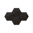 Ver imagem 1 de Revestimento Hexagonal 3d - Ferro Fluid - Montizi:preto Night Sky