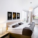 Ver imagem 2 de Decoração Escritório Quadros Leão Lobo Águia Moldura