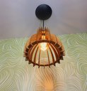 Ver imagem 3 de Lustre pendente em MDF 22X22 encerado E-27
