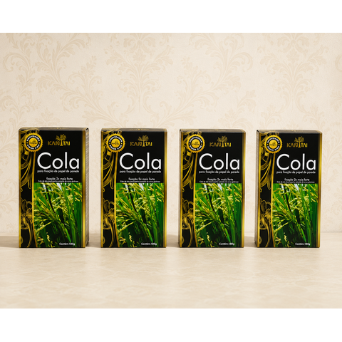 Kit 4 Colas Kantai em Pó para Papel de Parede - 180g Cada Incolor