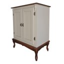 Ver imagem 3 de Balcão Antique 2 Portas para Banheiro Pés Luiz Xv Laca Nude