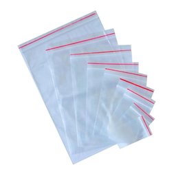 100 Saco Fechamento Zip N12 35x45cm Fecho Hermético (1pct) - 1